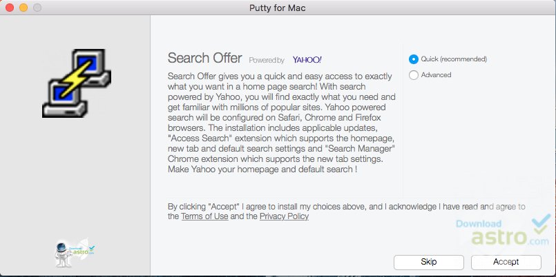does putty work for mac